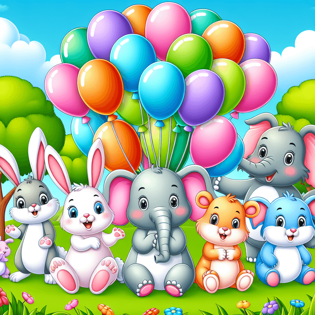 Bouncing Balloons Festival Paint By Numbers Art