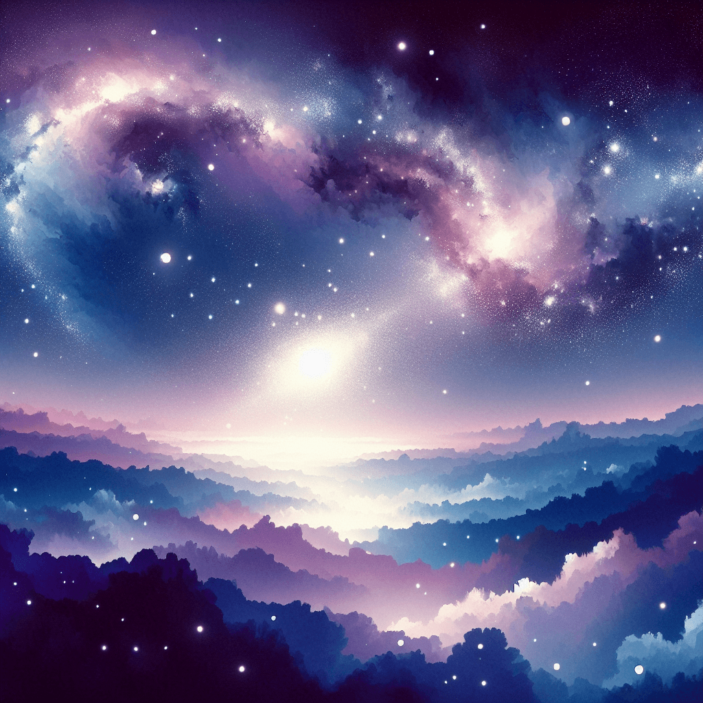 Astral Serenity Scene Paint By Numbers Kits