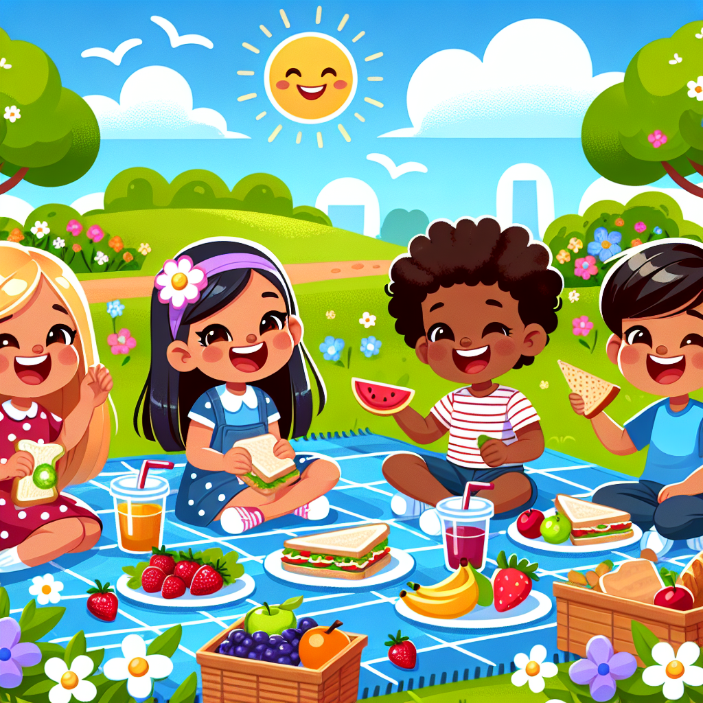 Outdoor Picnic Party Paint By Numbers