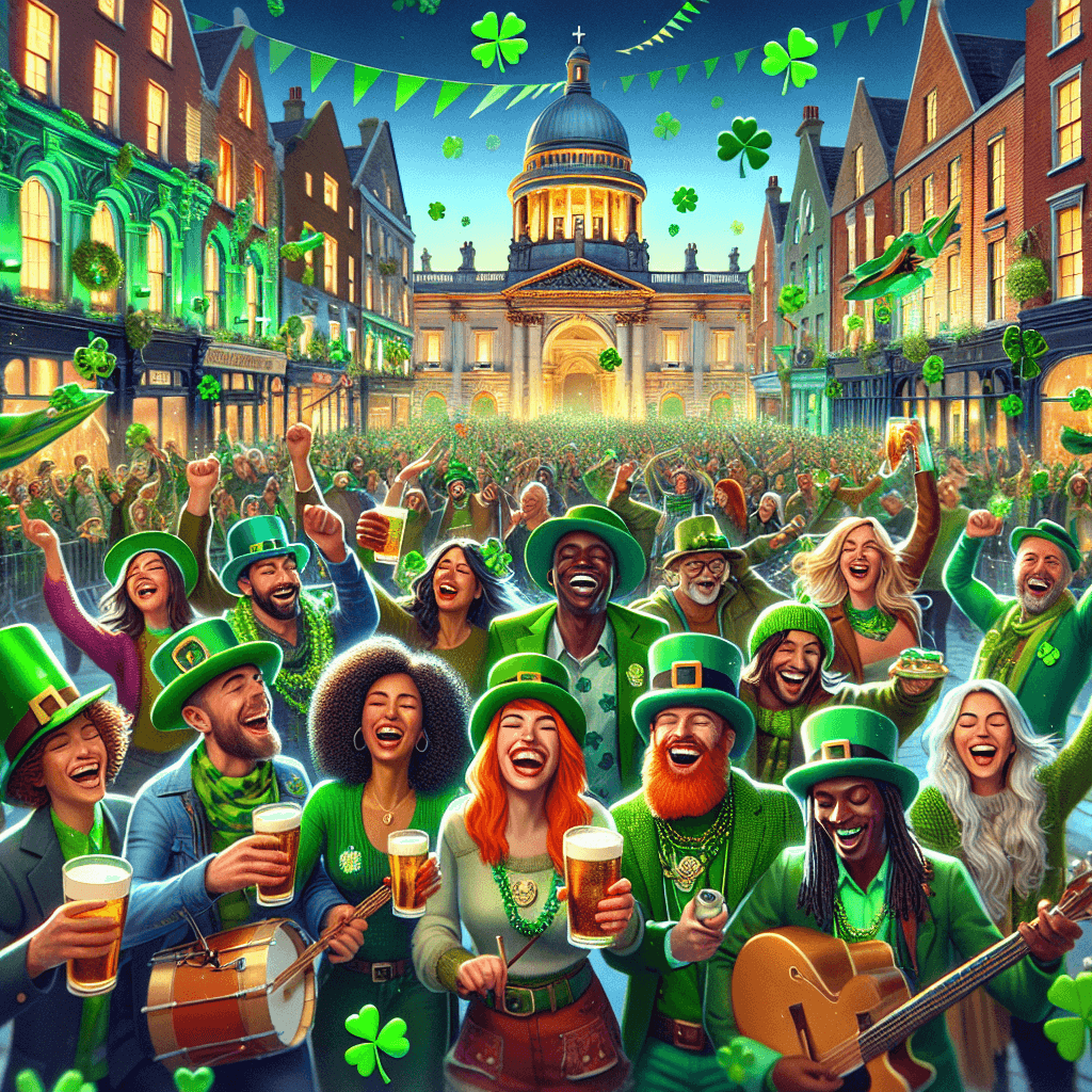 St. Patrick's Day Festival - Dublin Number Painting