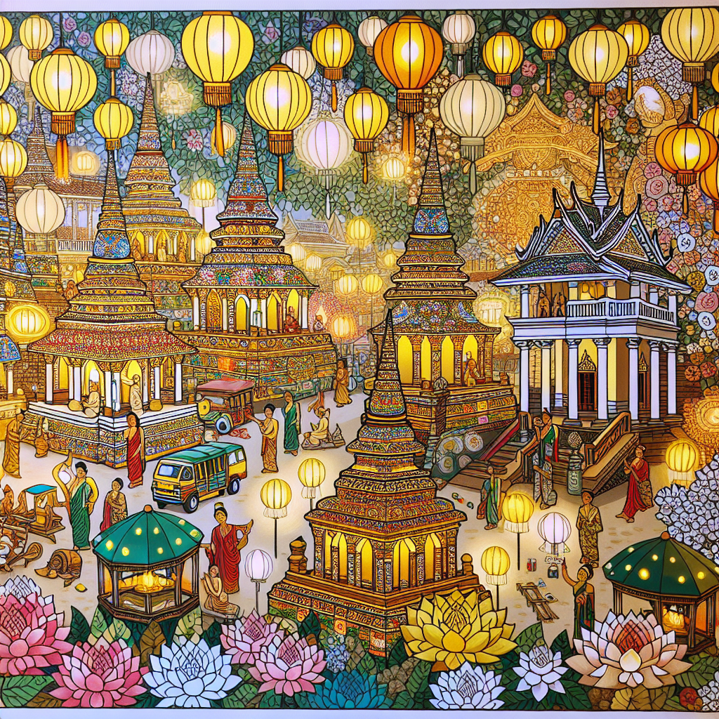 Day Of Vesak - Sri Lanka Number Painting