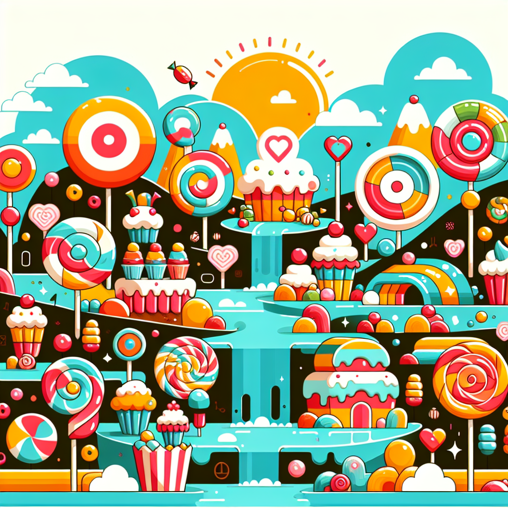 Artistic Adventure In Candy Land Paint By Color