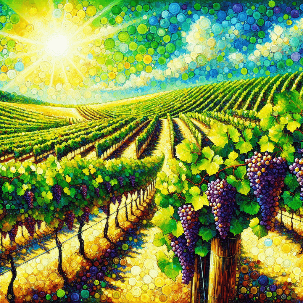 Summer Vineyard Delight Paint By Numbers