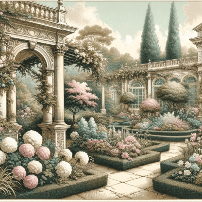 Victorian Garden Stroll DIY Paint By Numbers