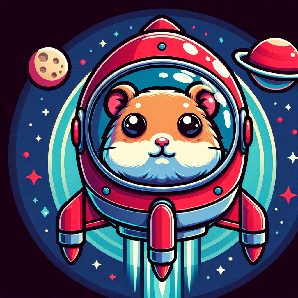 Galaxy Hamster Ride Paint By Number