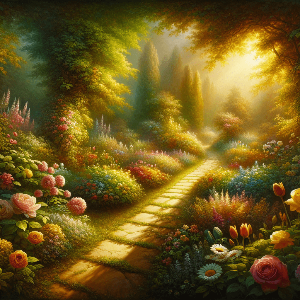 Garden Pathway Paint By Color