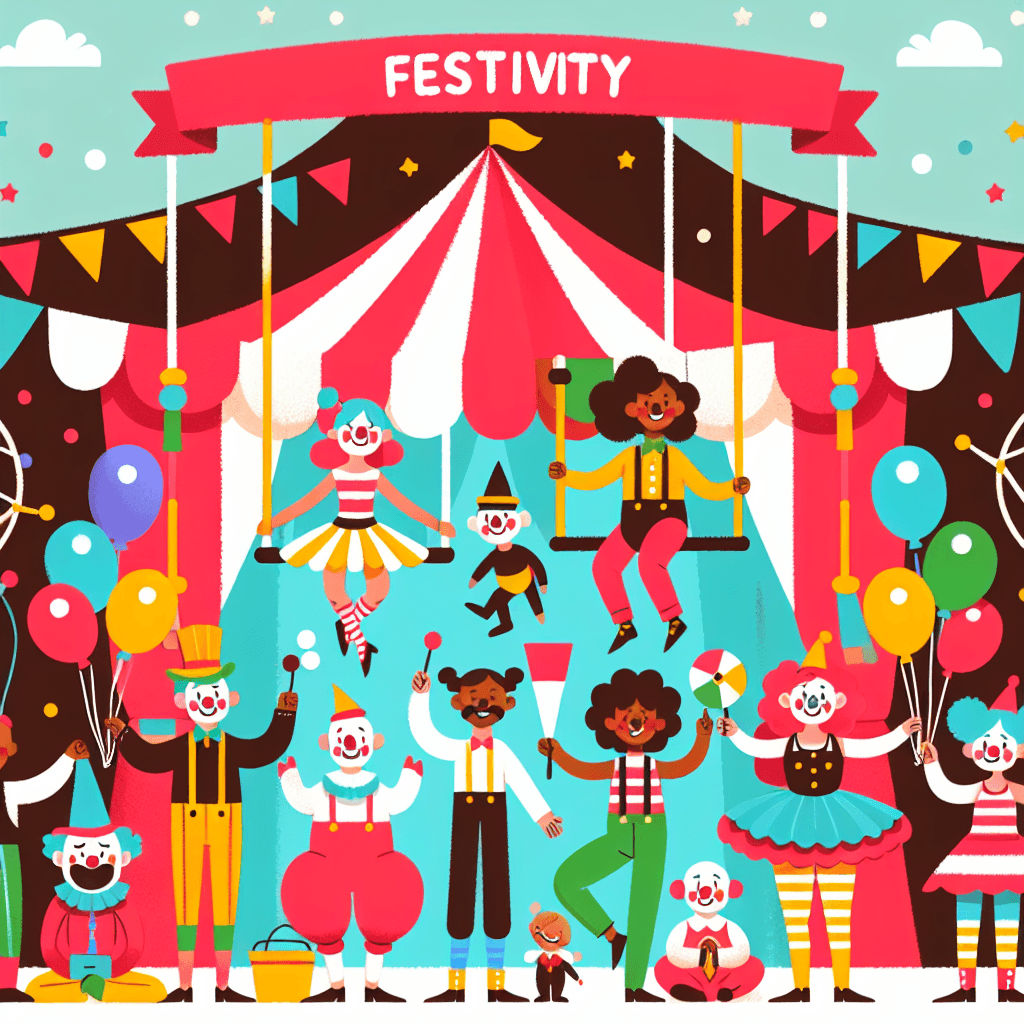 Circus Performers Extravaganza Paint By Numbers Kits