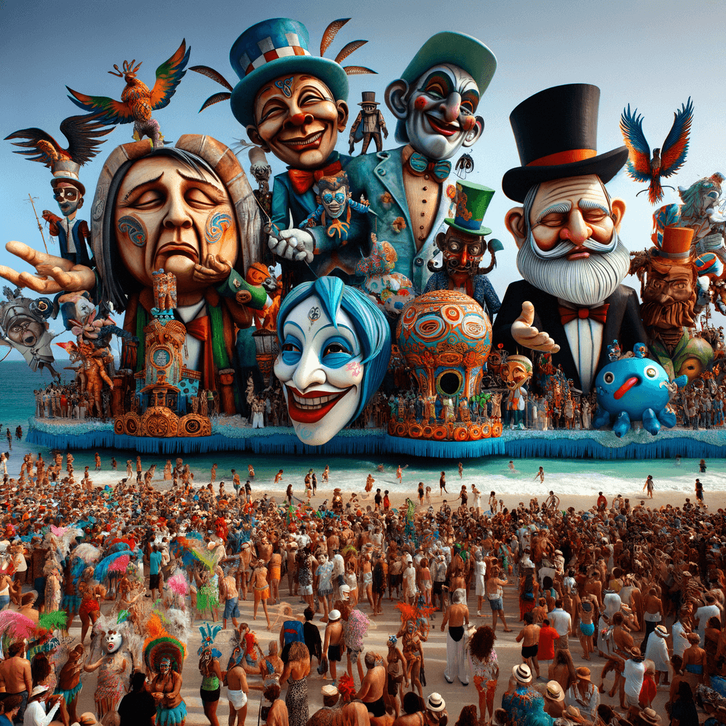 Carnevale Di Viareggio - Viareggio Painting By Numbers Kit