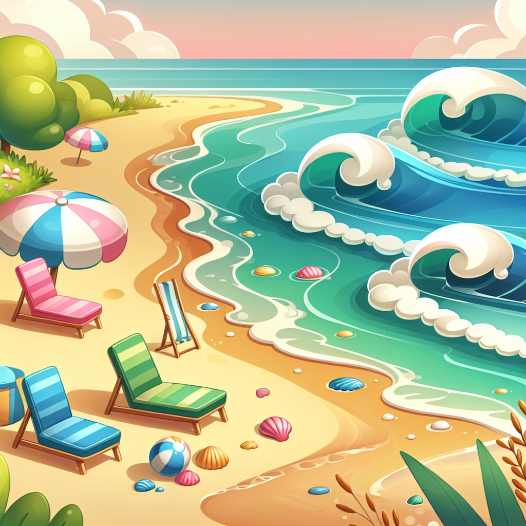 Seaside Holiday Escape Painting Number Kit