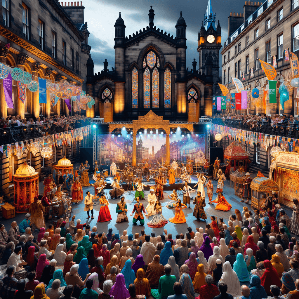 The Edinburgh International Festival - Scotland Painting By Numbers Kit