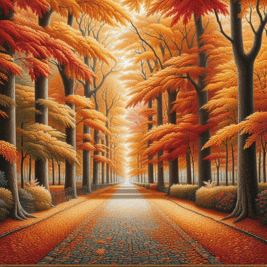 Crisp Autumn Trail Paint By Number