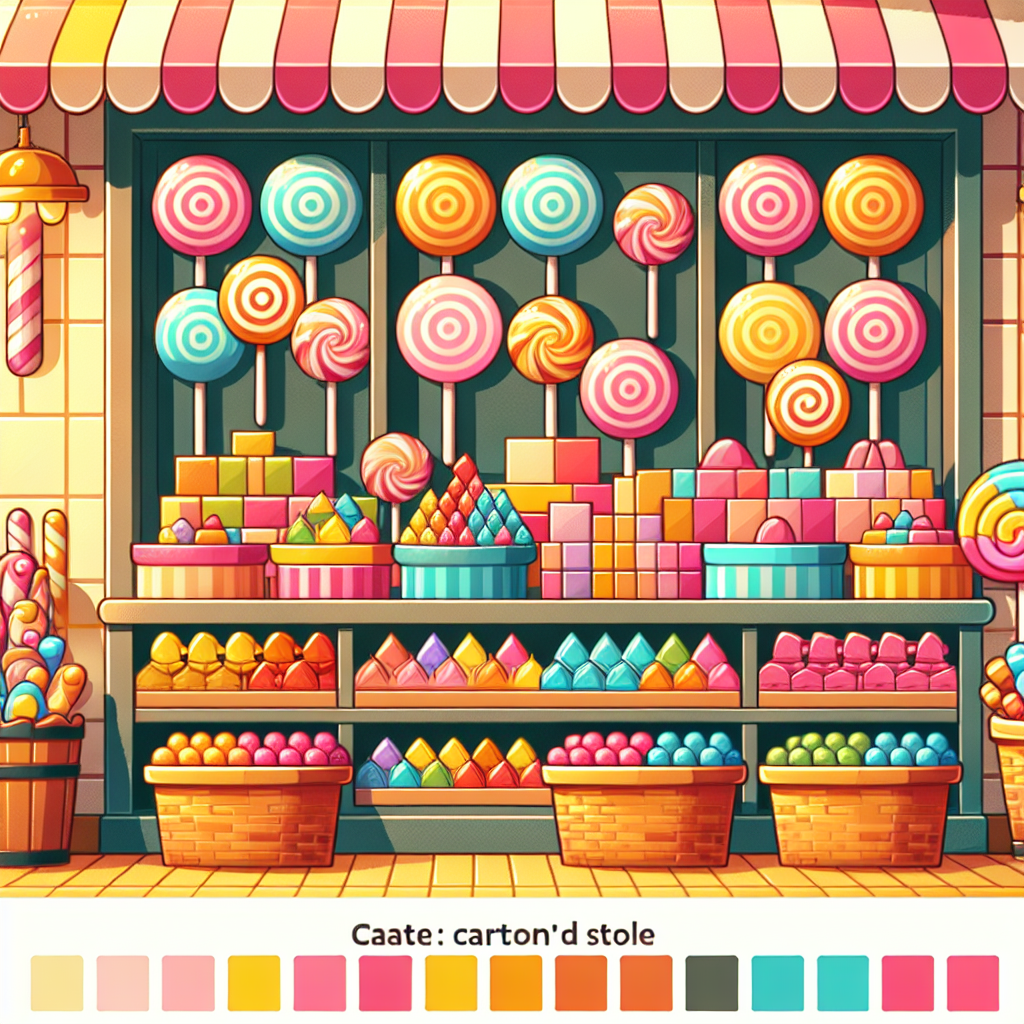 Sweet Shop Wonderland Paint By Color