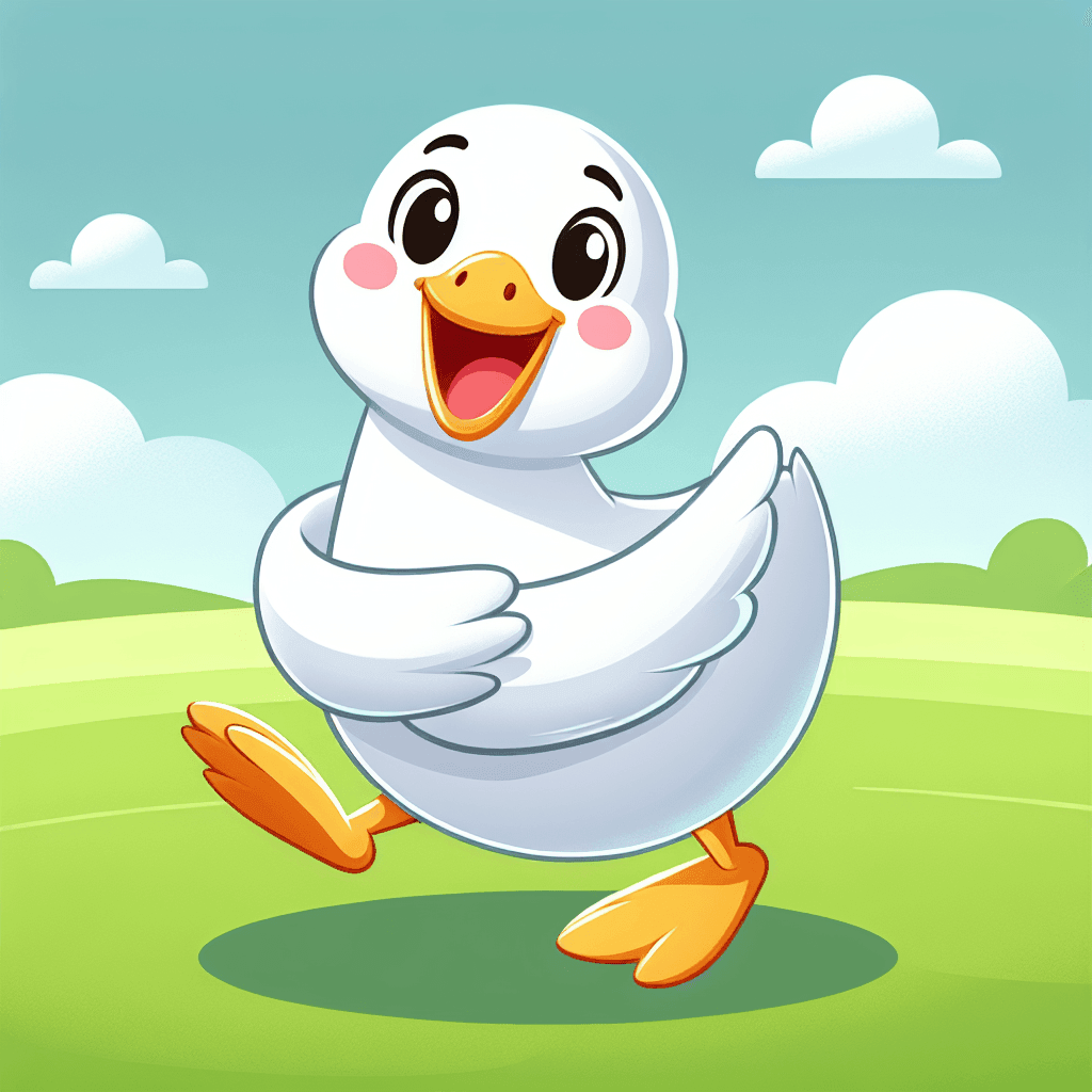 Giggles With A Goose Number Painting