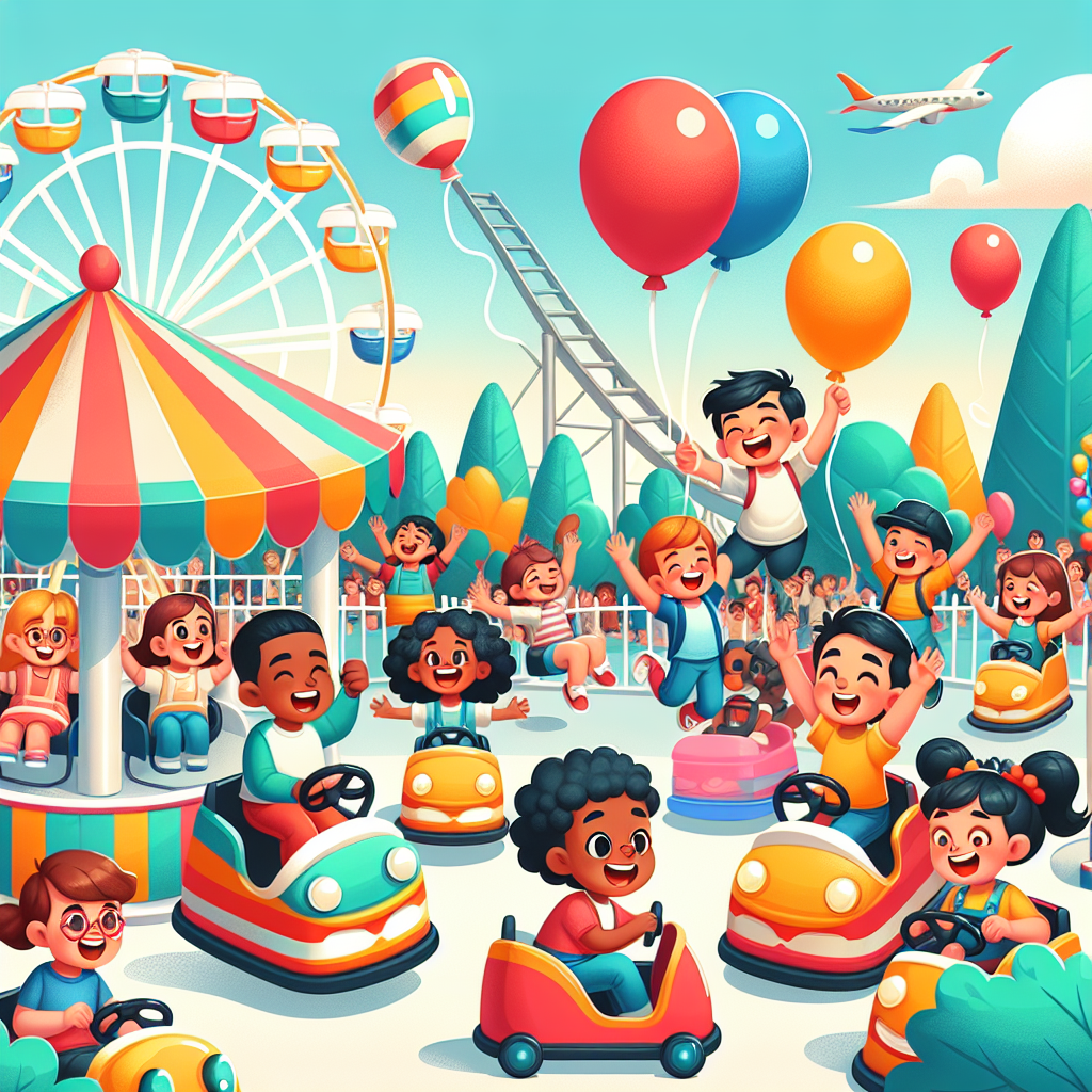 Cheerful Adventure Park Paint By Number