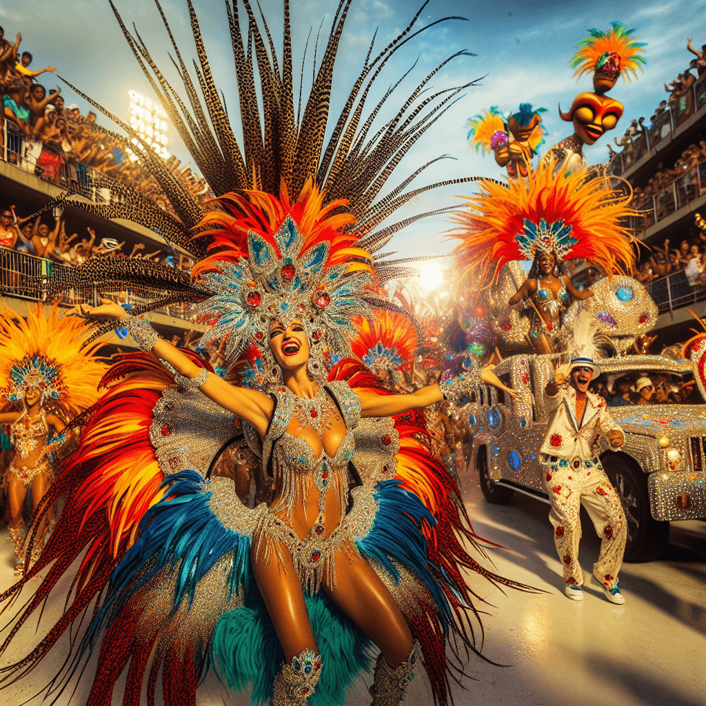 Carnival In Rio De Janeiro - Brazil Paint By Numbers Art