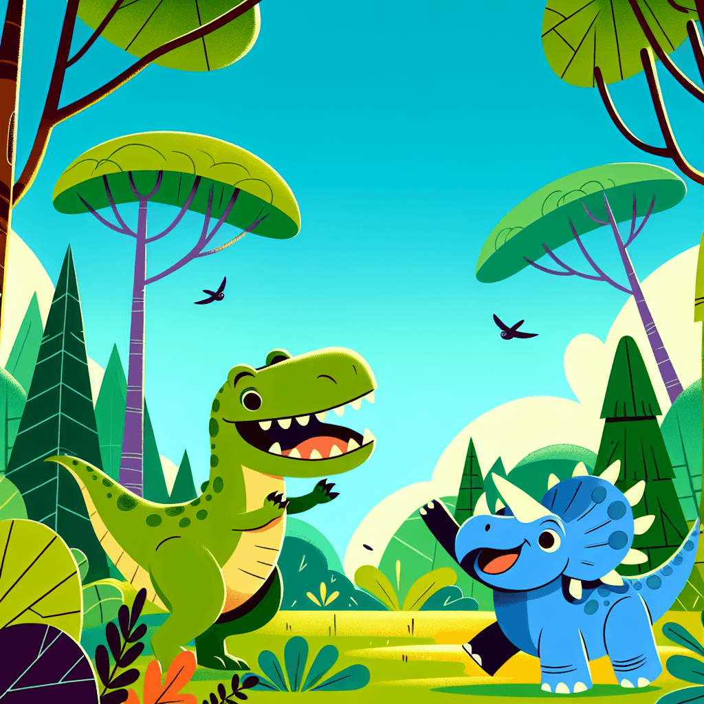 Dinosaur Friends Paint By Number