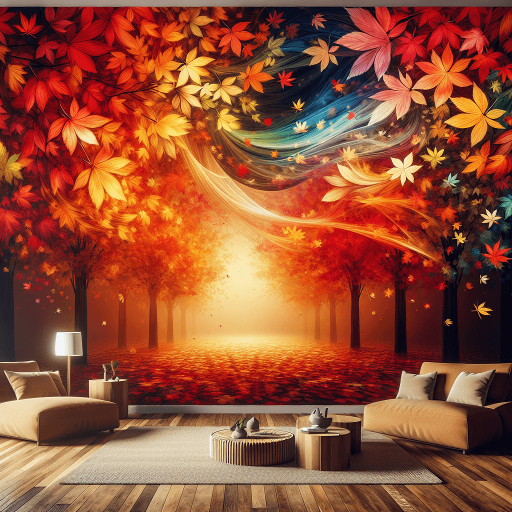Crisp Autumn Leaves Painting Number Kit