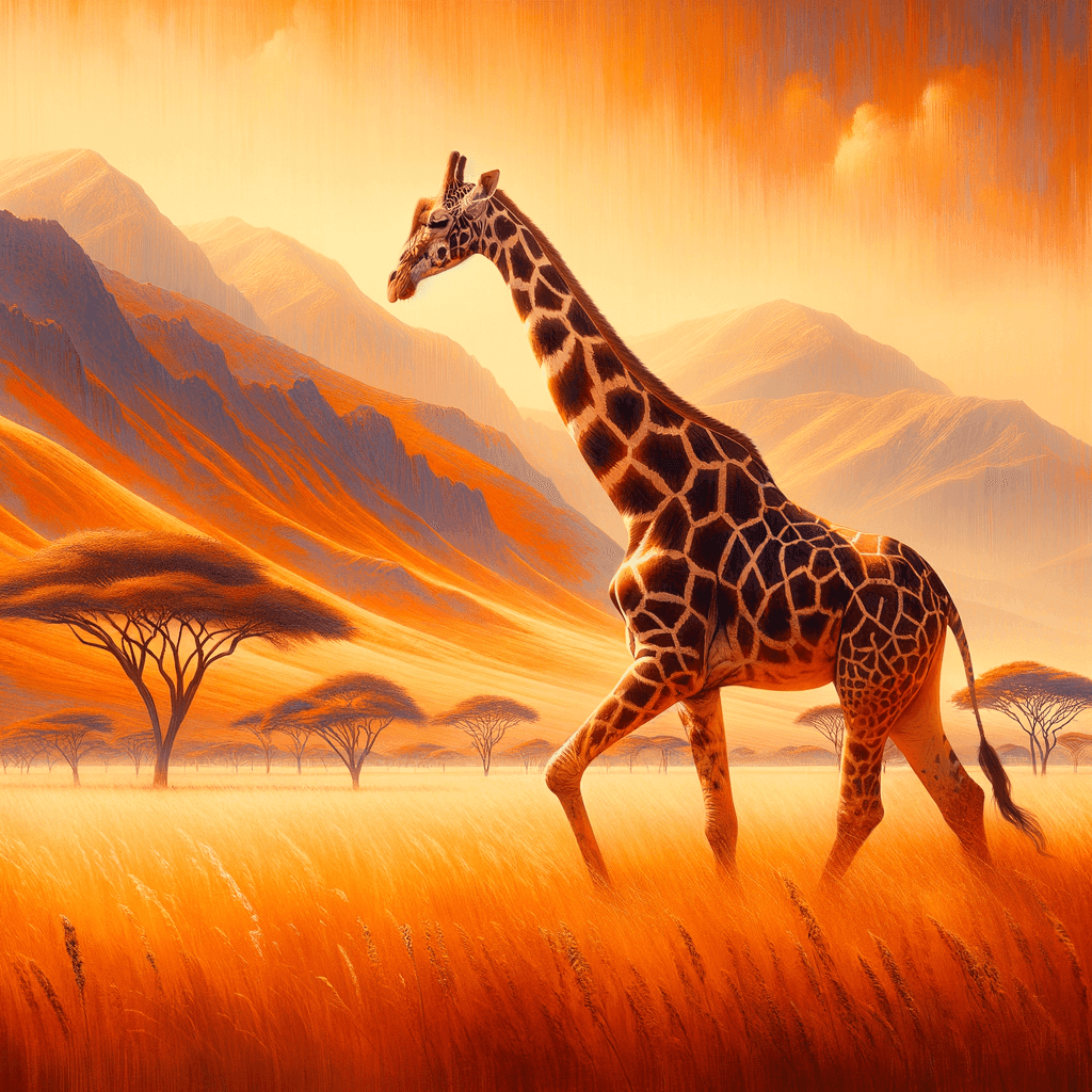 Giraffe's Grace Paint By Numbers