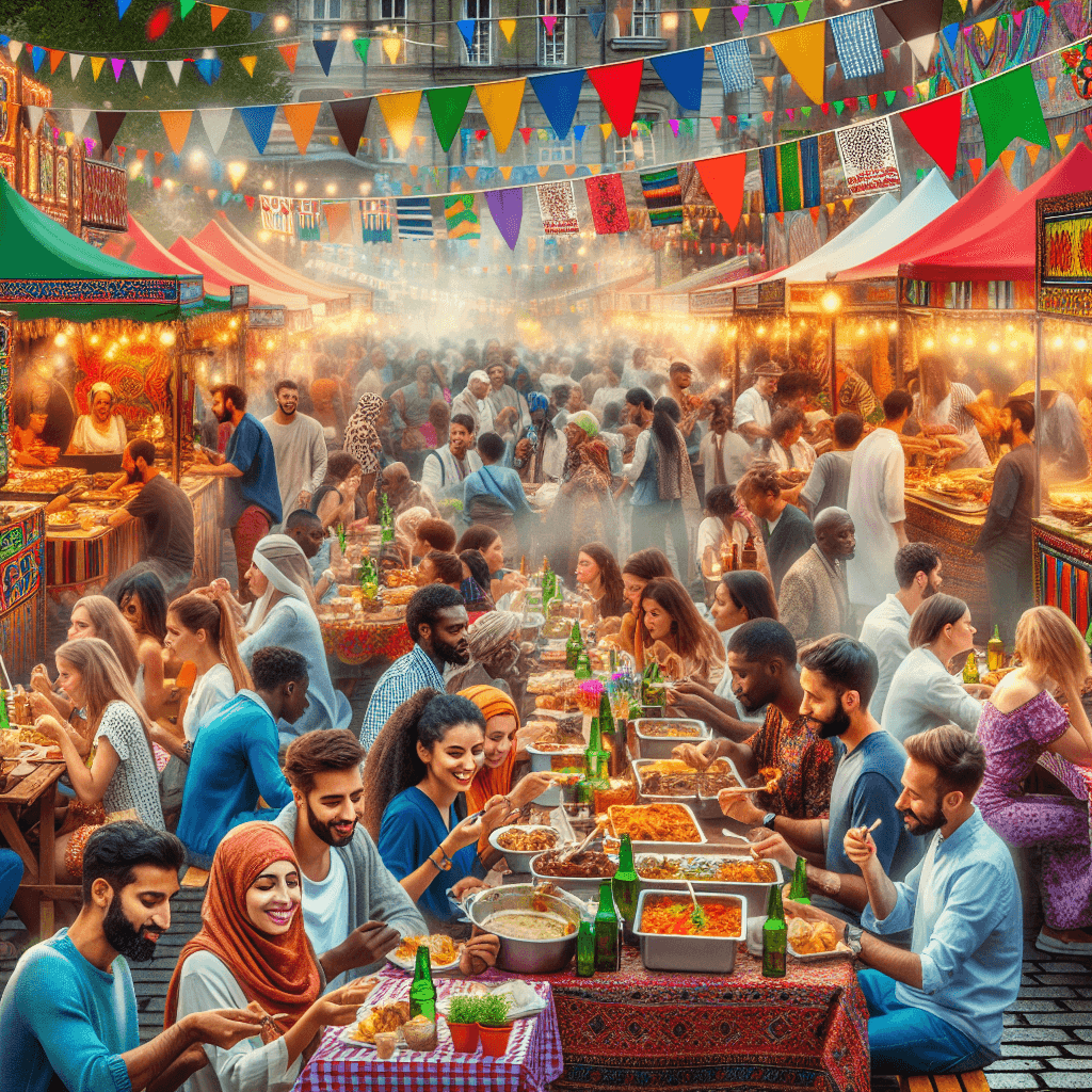 International Street Food Festival Numbered Painting Kits