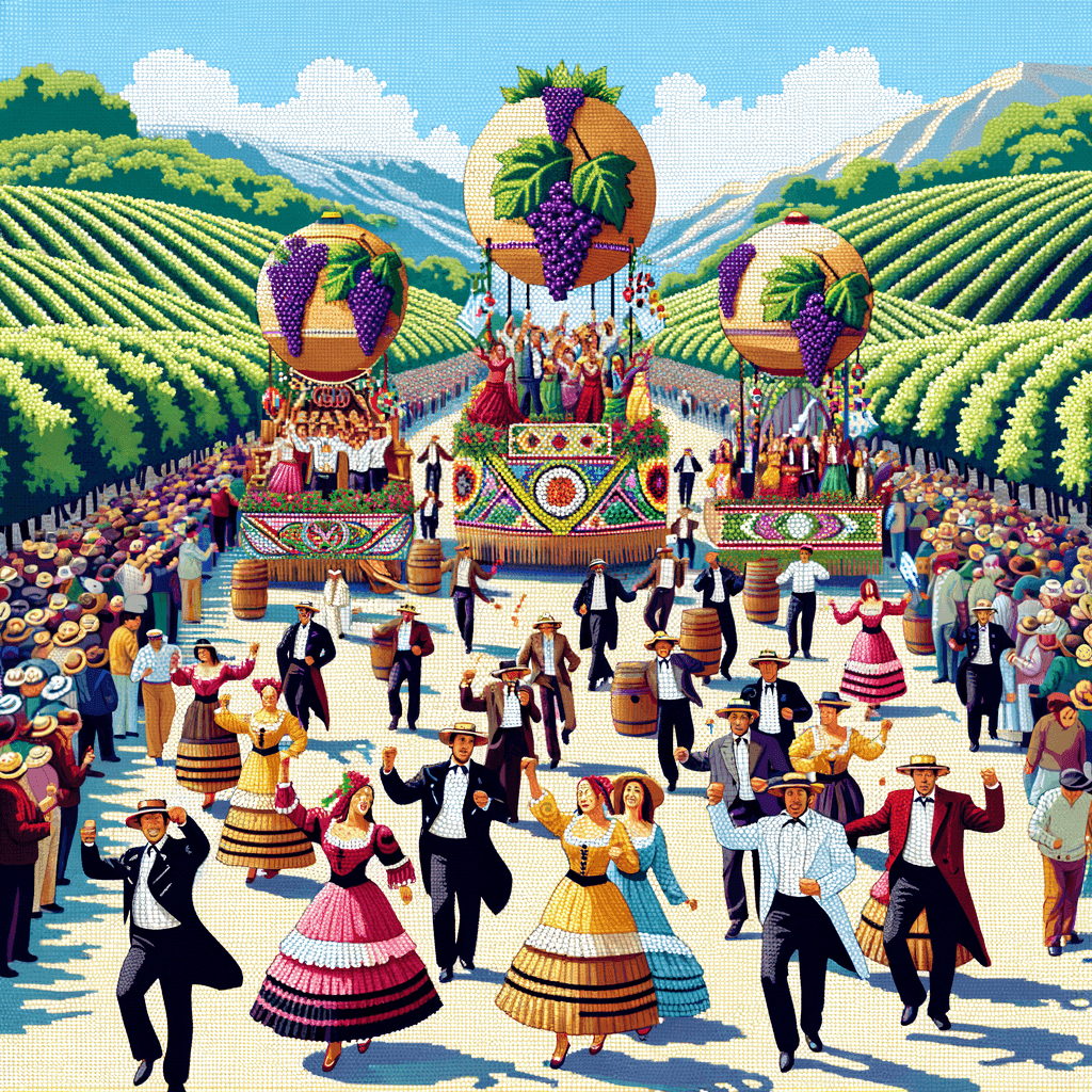 Grape Harvest Festival - Mendoza, Argentina Paint By Number