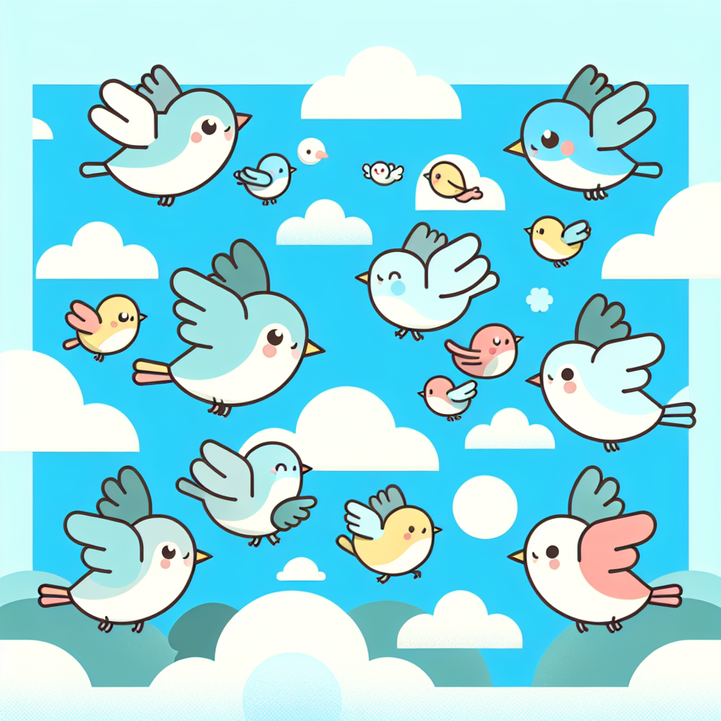 Flying High With Birds Paint By Color