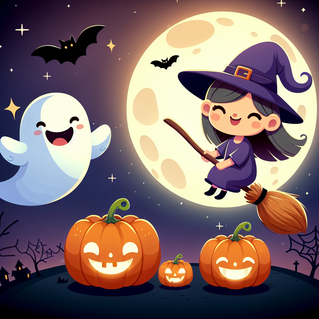 Silly Halloween Characters Painting Number Kit