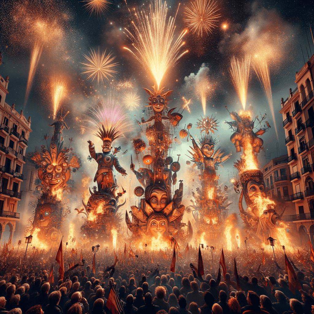 Las Fallas - Spain Painting Number Kit