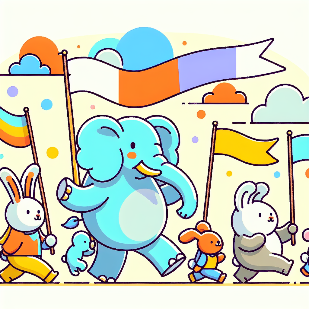 Animal Friends On Parade Number Painting