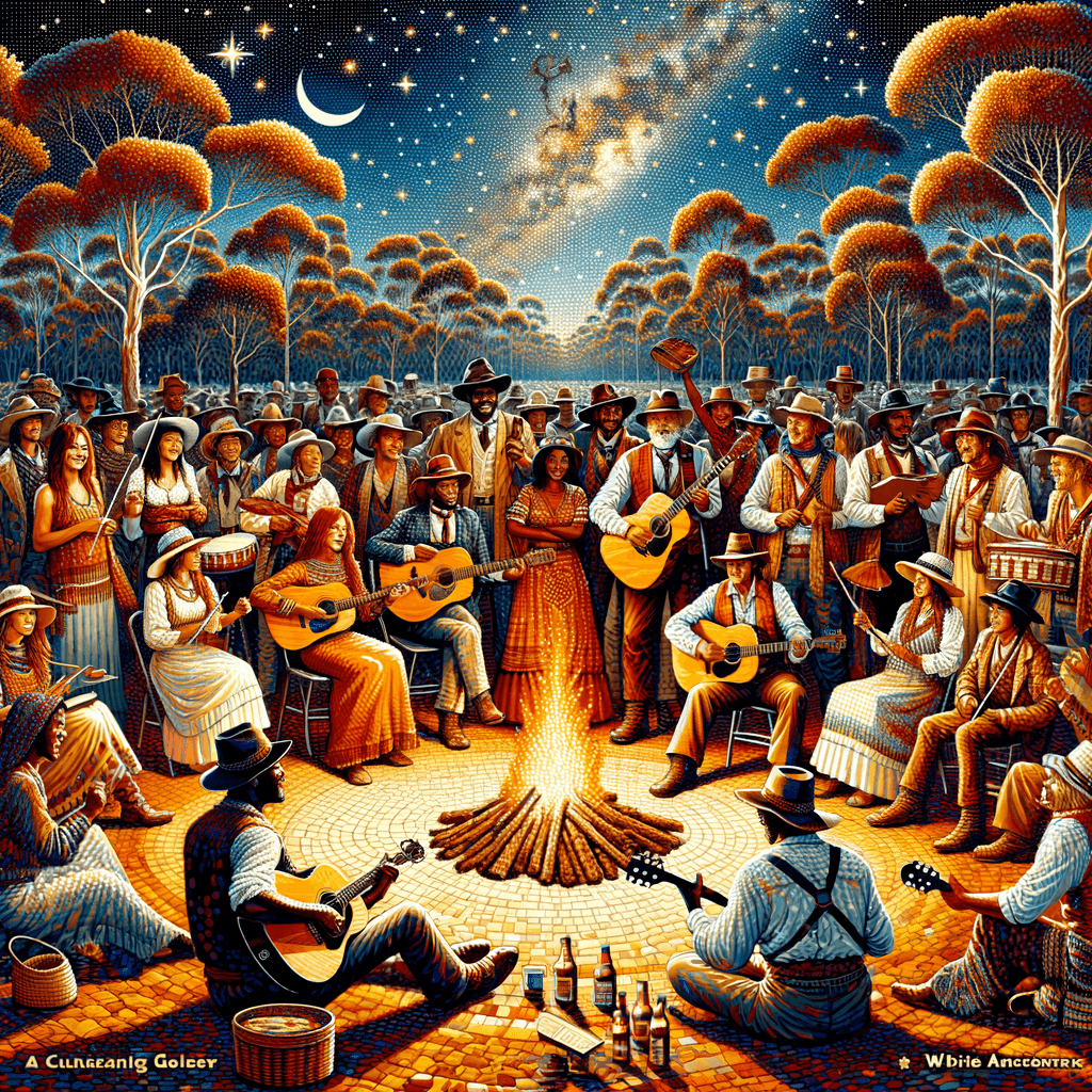 Waltzing Matilda Festival - Australia Paint By Numbers Art