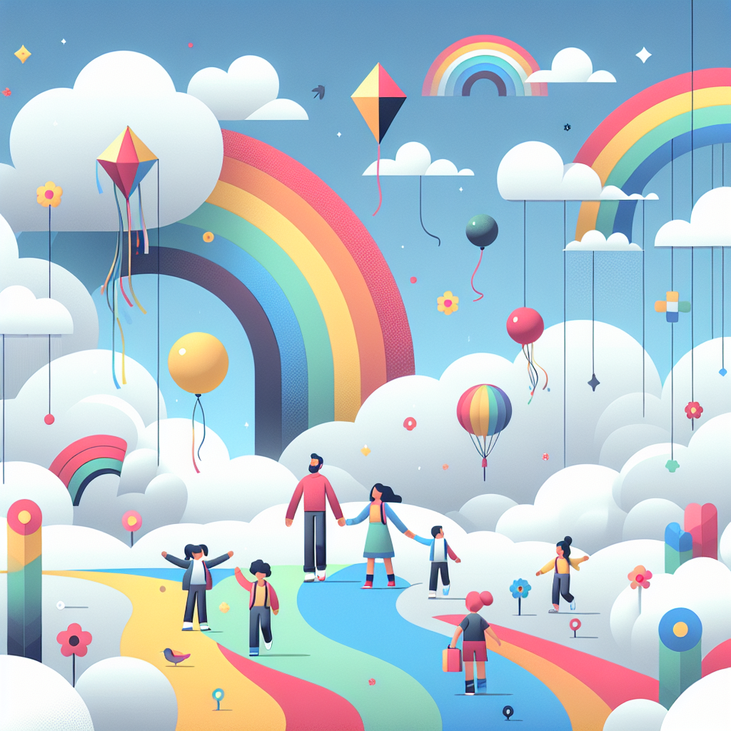 Cuddly Cloudland Adventure Paint By Color