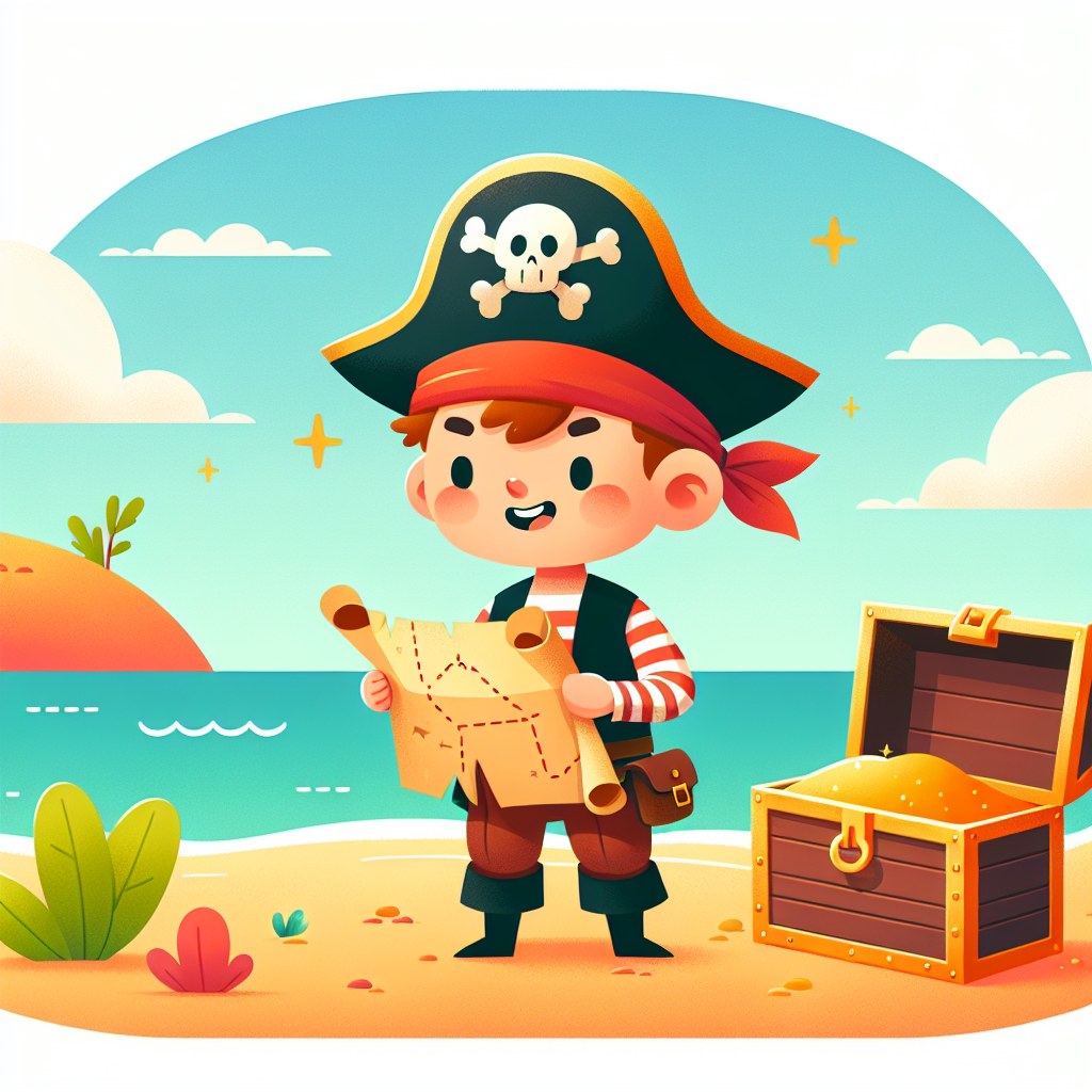 Pirate's Seaside Treasure Hunt Paint By Color