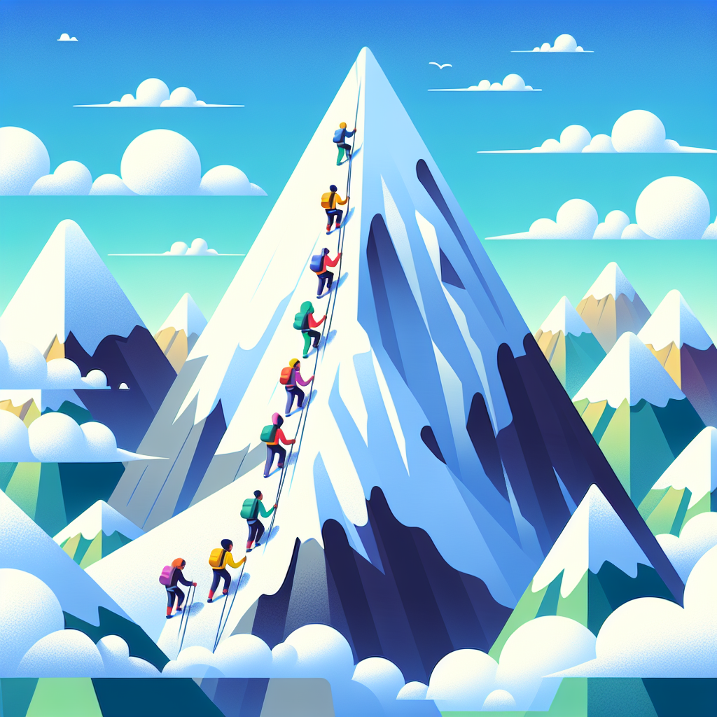 Mountain Climbing Quest DIY Paint By Numbers