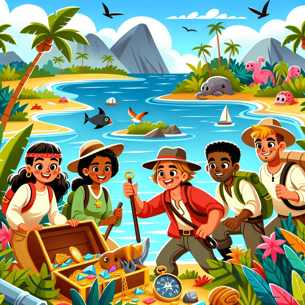 Tropical Adventure Island Paint By Number