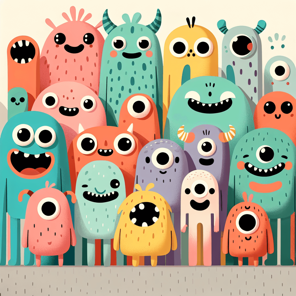 Friendly Monster Mania Number Painting