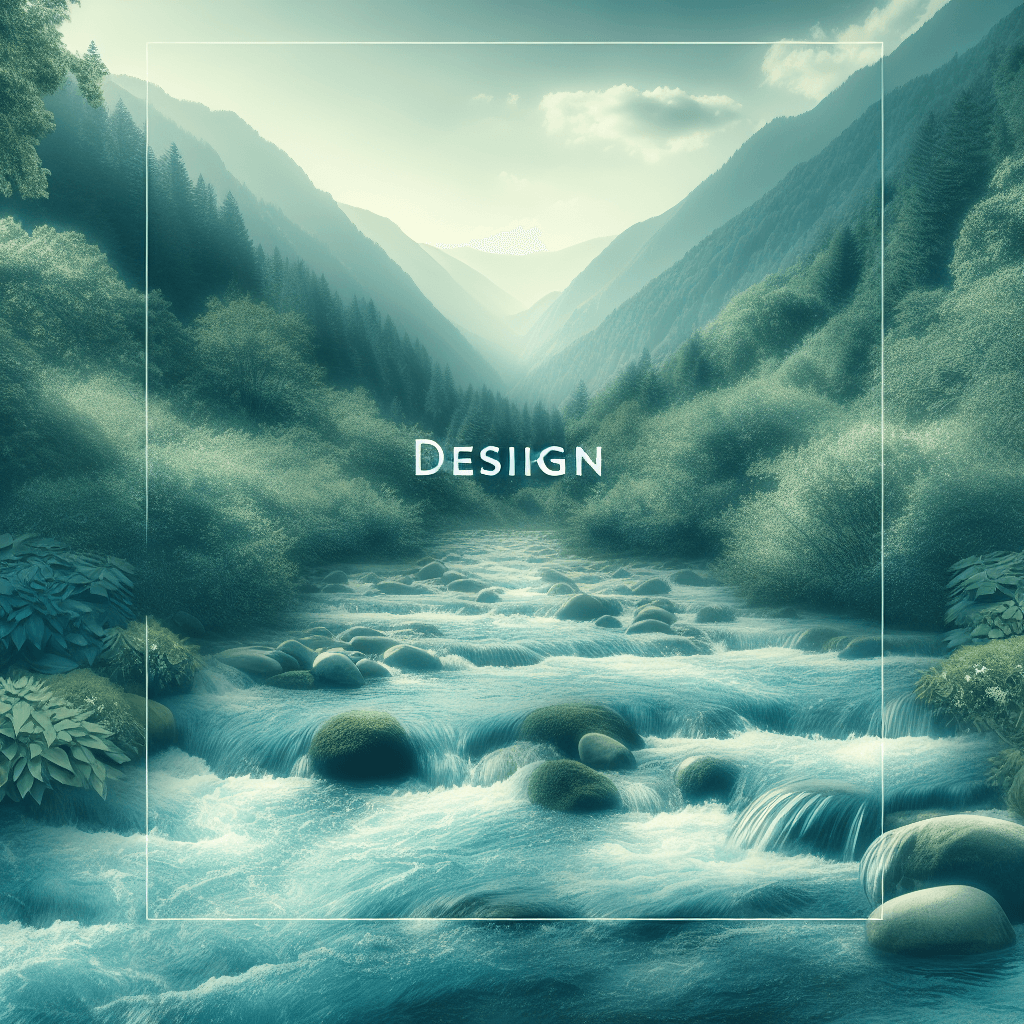 Mountain Stream Symphony Painting Number Kit