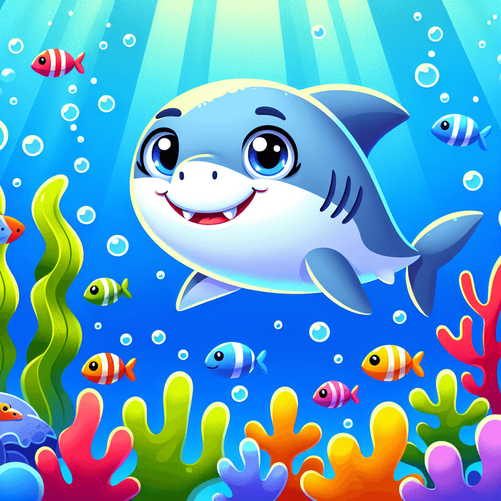 Charming Baby Shark Paint By Color