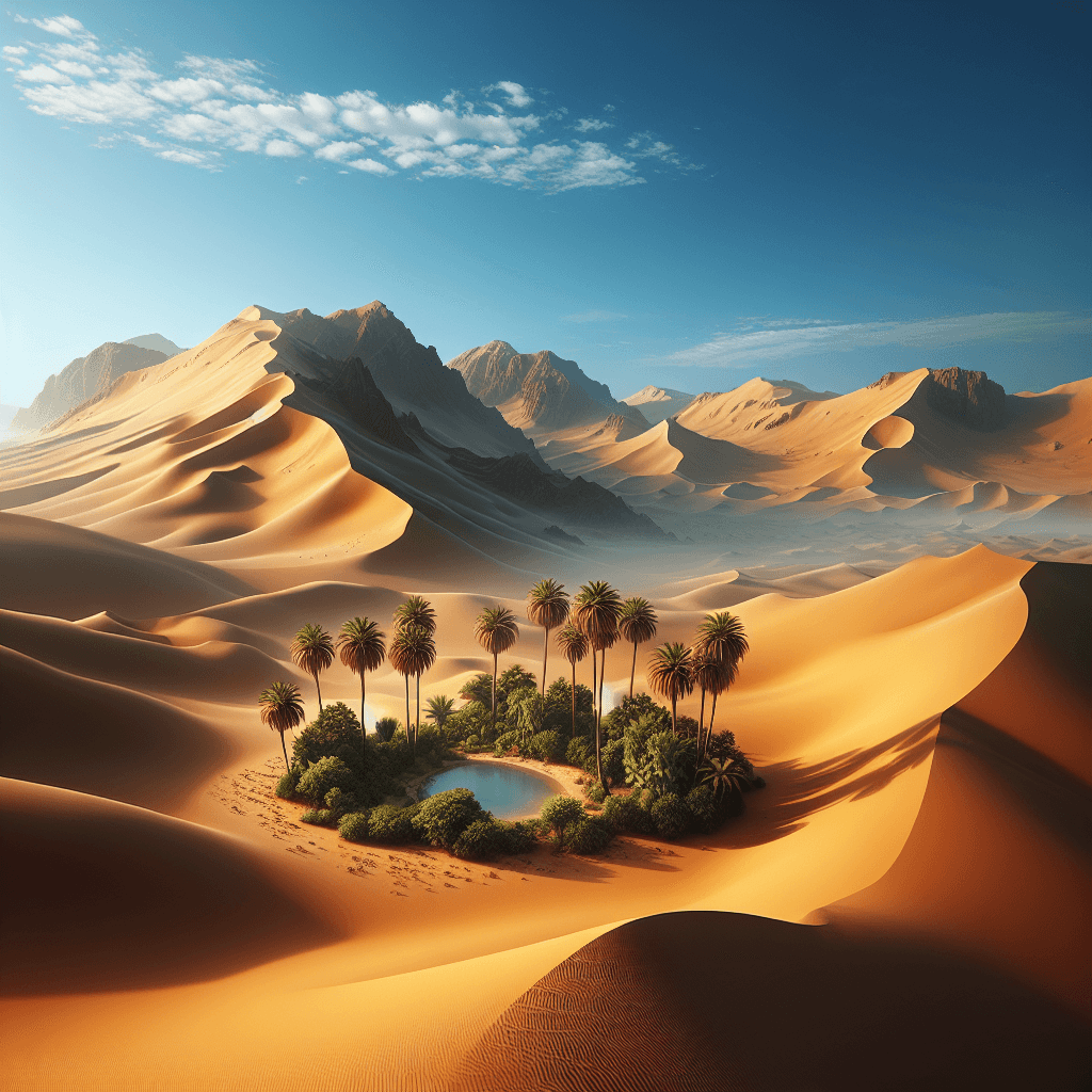 Majestic Desert Oasis Paint By Numbers Kits