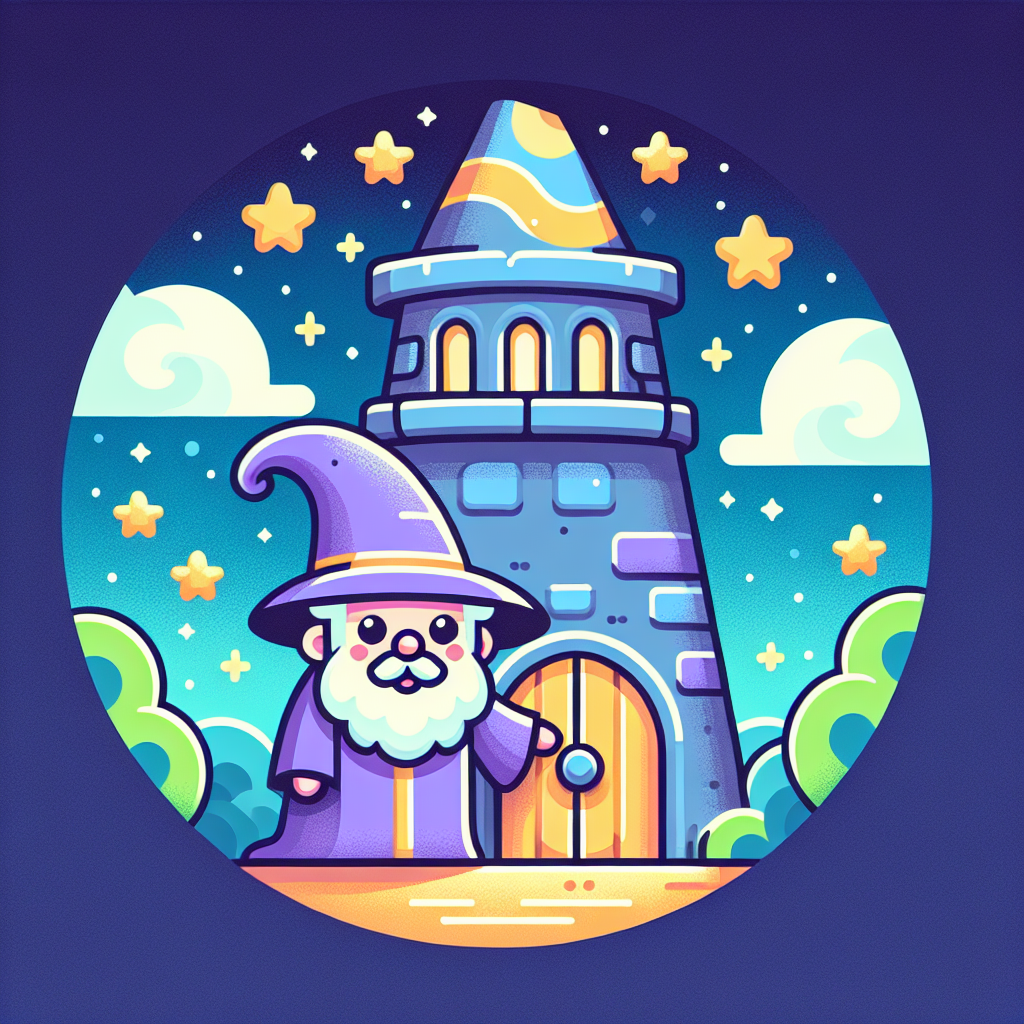 Friendly Wizard's Tower Numbered Painting Kits