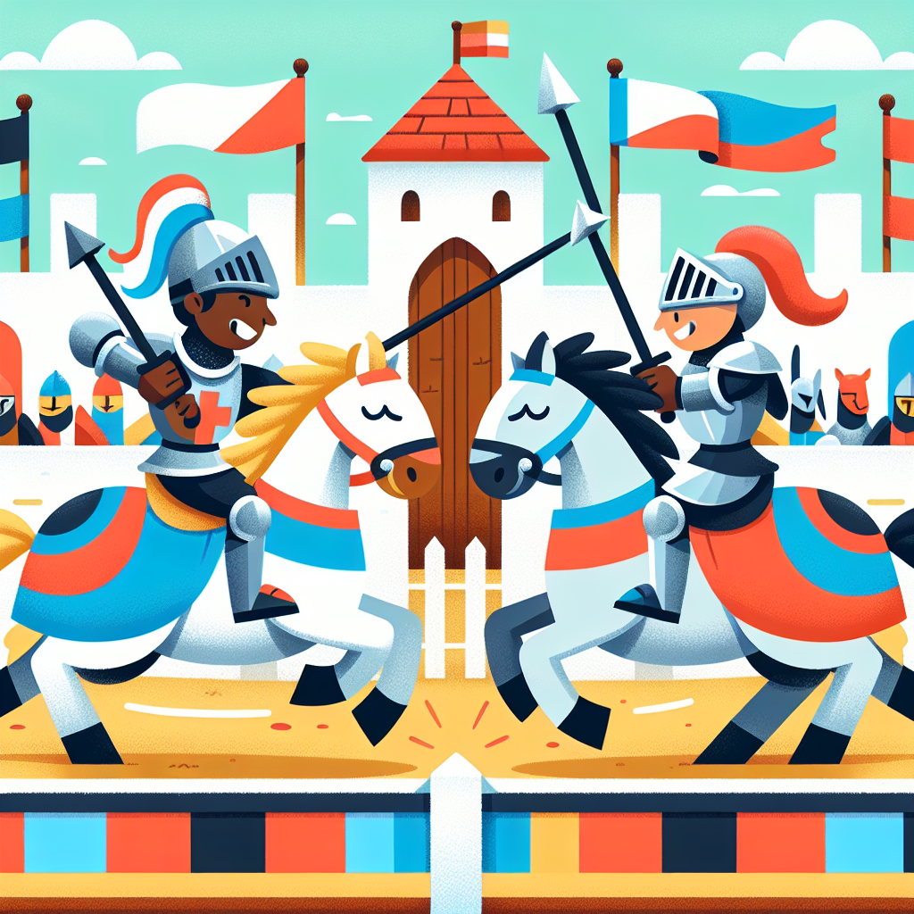Castle Knights Tournament Paint By Numbers Kits