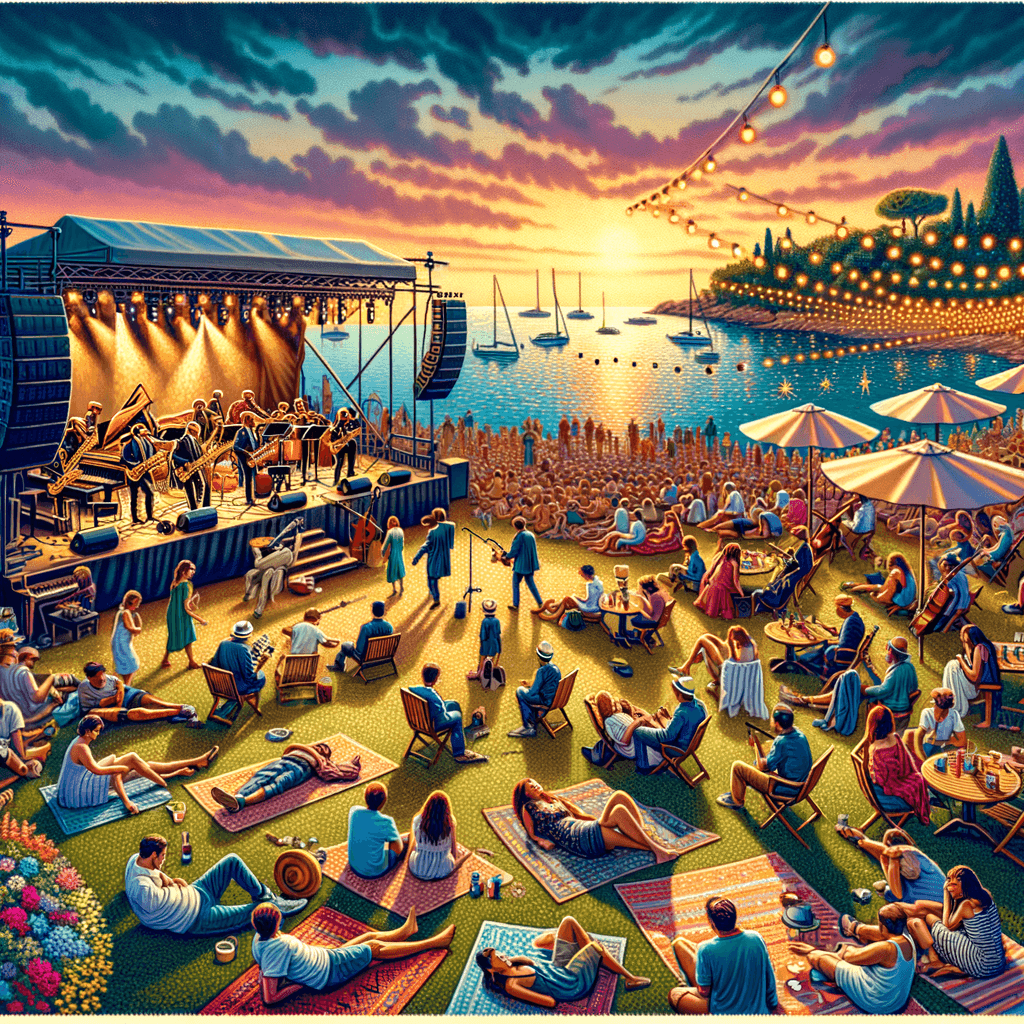 The Antibes Juan-les-Pins Jazz Festival Paint By Number