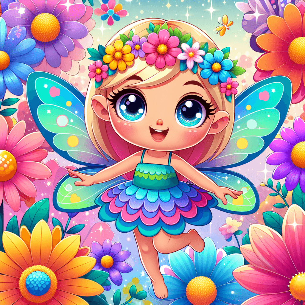 Magical Fairy In Flight DIY Paint By Numbers