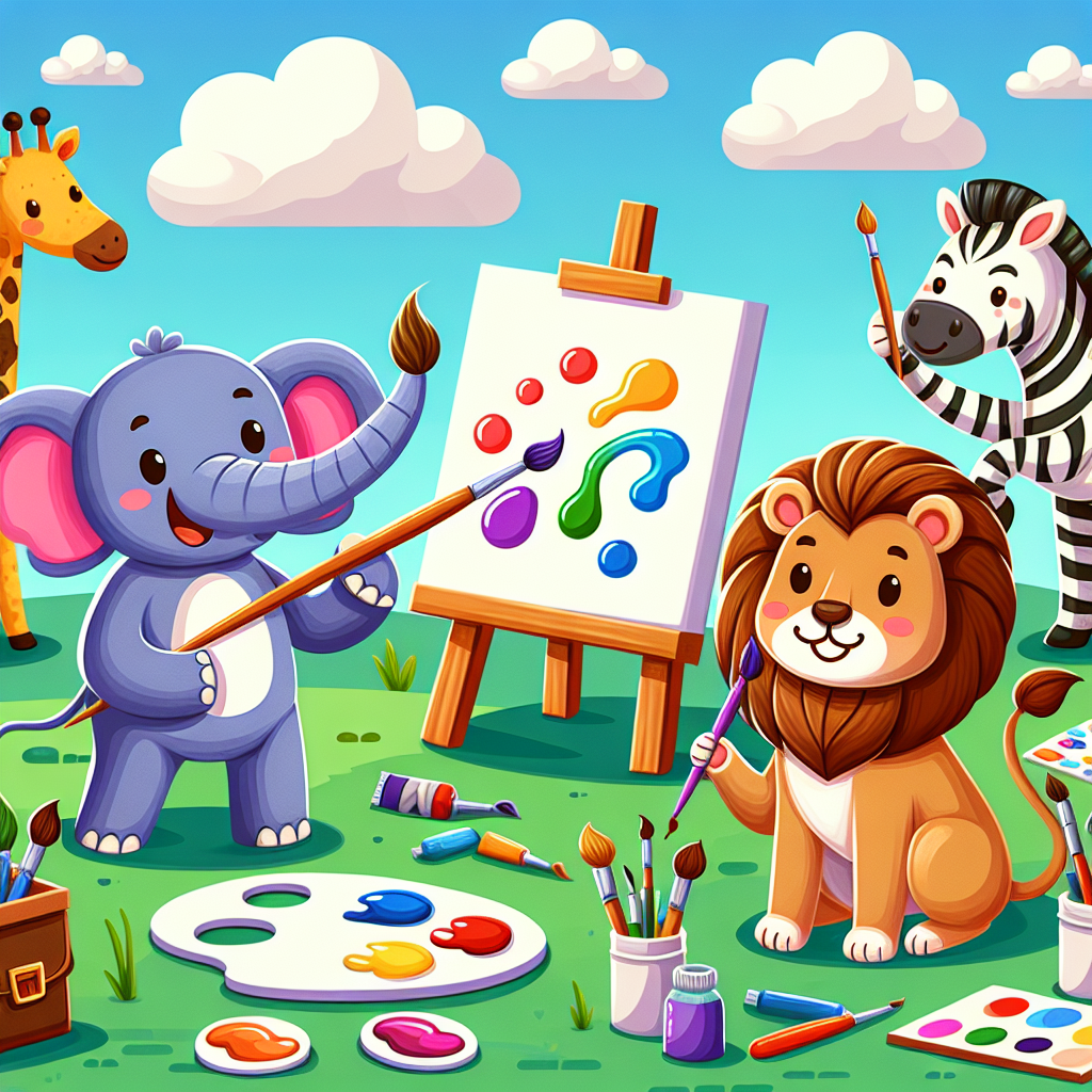 Art Safari Painting Number Kit