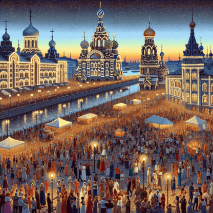 The White Night Festival - Russia Numbered Painting Kits