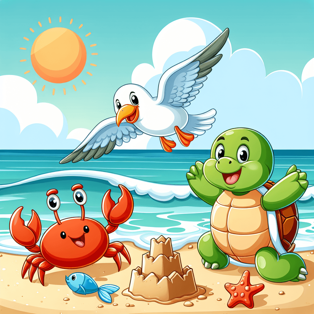 Silly Seaside Adventure Number Painting