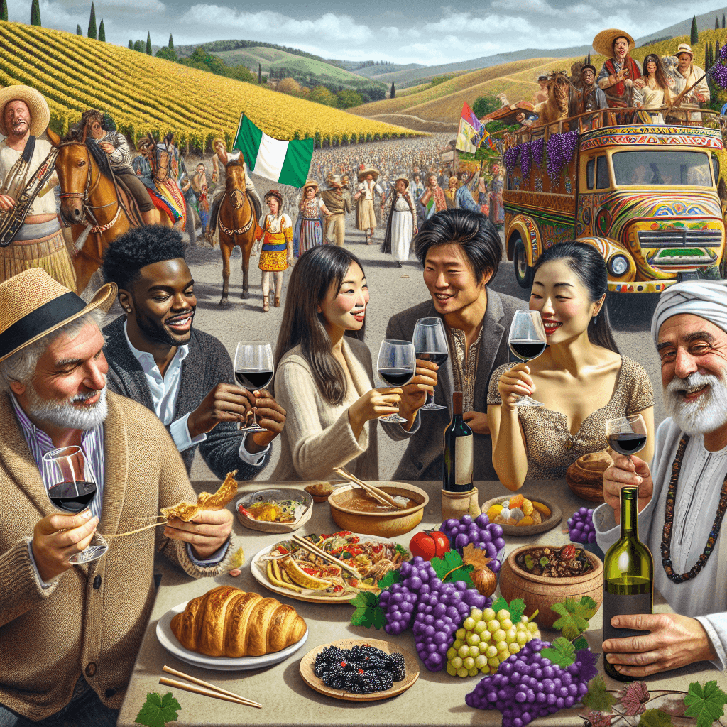 The Grape Harvest Festival - Italy Paint By Numbers Kits