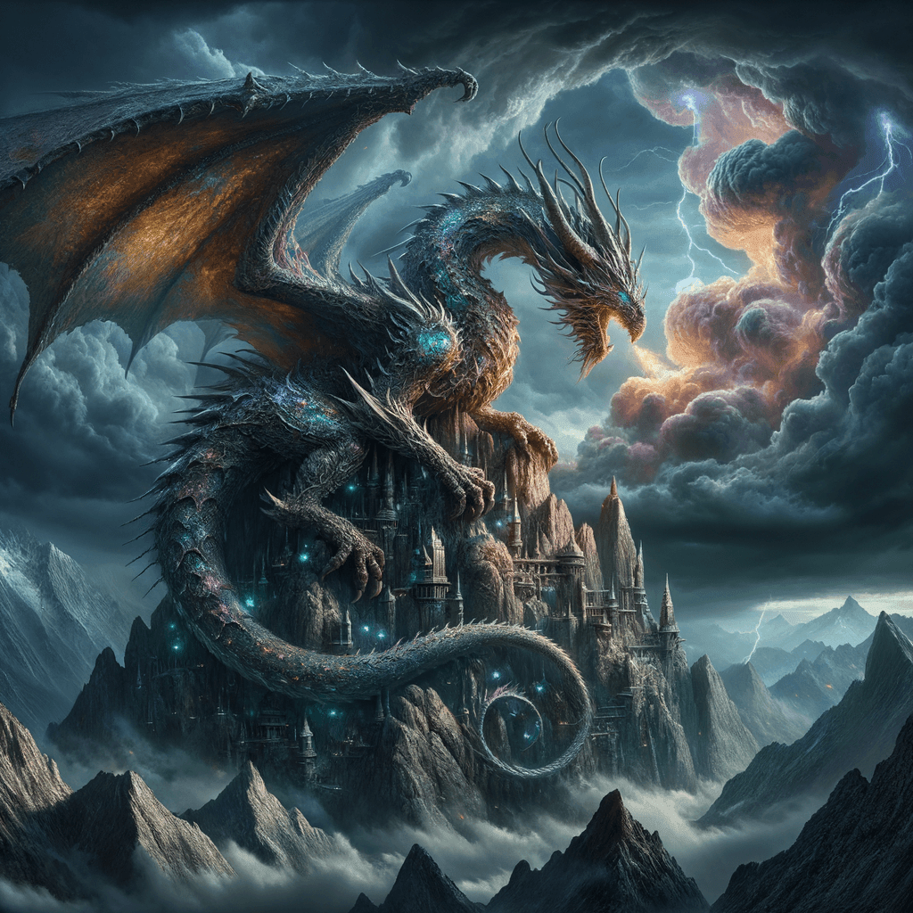 Mystical Dragon's Roost Paint By Numbers Kits