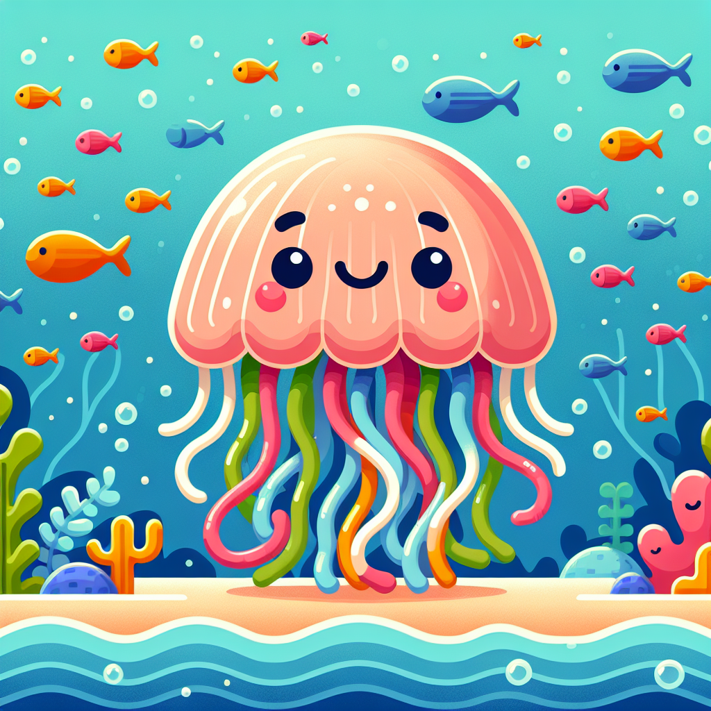 Giggly Jellyfish Painting By Numbers Kit