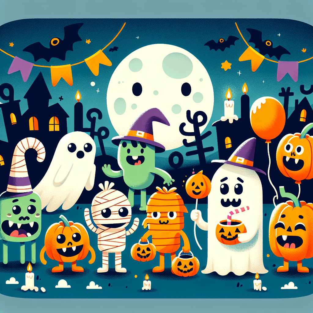 Silly Halloween Monsters Paint By Numbers Kits