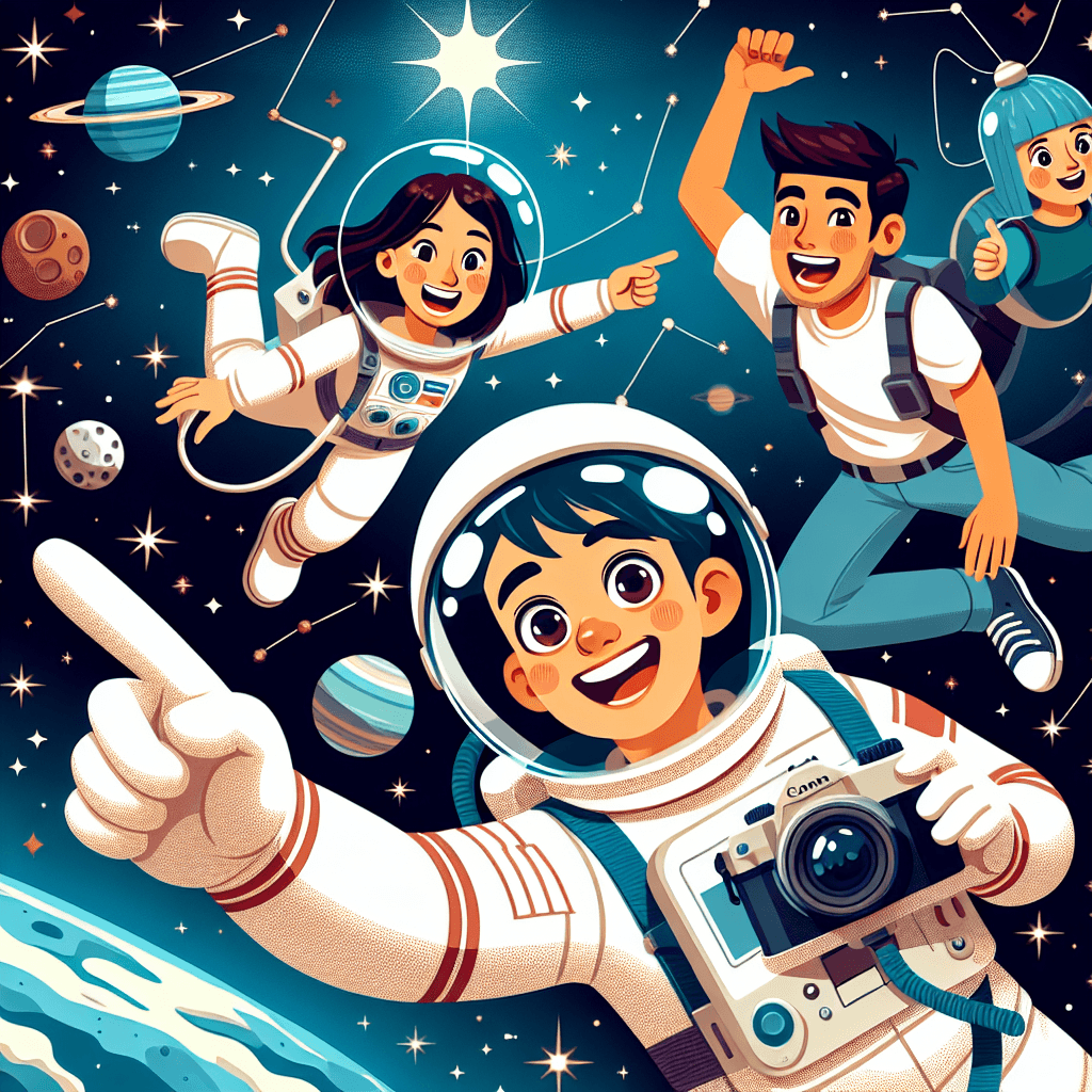 Cute Space Explorers DIY Paint By Numbers