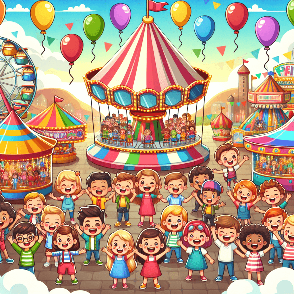 Festive Fairground Fun Paint By Numbers